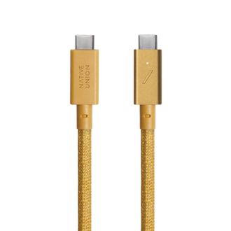 Кабель Native Union Belt Cable USB-C to USB-C Pro 240W Kraft (2.4 m) (BELT-PRO2-KFT-NP) - фото 2 Кабель Native Union Belt Cable USB-C to USB-C Pro 240W Kraft (2.4 m) (BELT-PRO2-KFT-NP) - фото 2