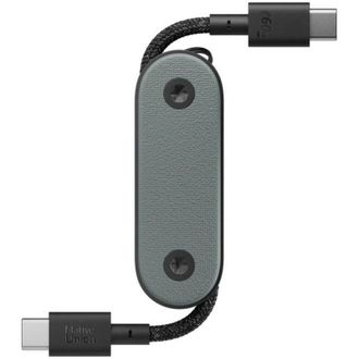 Кабель Native Union Pocket Cable USB-C to USB-C Slate Green (POCK-C-GRN-NP) - фото 1