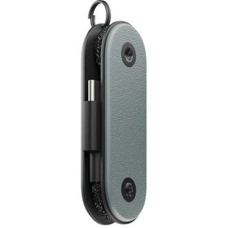 Кабель Native Union Pocket Cable USB-C to USB-C Slate Green (POCK-C-GRN-NP) - фото 2
