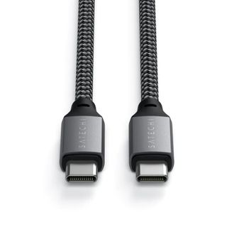 Кабель Satechi USB-C to USB-C Cable 100W Space Gray (2 m) (ST-TCC2MM) - фото 4