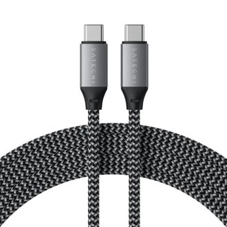 Кабель Satechi USB-C to USB-C Cable 100W Space Gray (2 m) (ST-TCC2MM) - фото 5