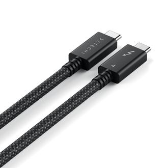 Кабель Satechi Thunderbolt 4 Pro 240W Cable Black (1 m) (ST-YTB100K) - фото 3 Кабель Satechi Thunderbolt 4 Pro 240W Cable Black (1 m) (ST-YTB100K) - фото 3