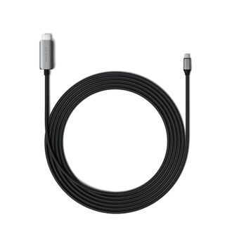 Кабель Satechi USB-C to HDMI 2.1 8K Cable Space Gray (1.8 m) (ST-YH8KCM) - фото 3 Кабель Satechi USB-C to HDMI 2.1 8K Cable Space Gray (1.8 m) (ST-YH8KCM) - фото 3