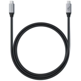 Кабель Satechi USB4 Pro Cable 240W Space Gray (1.2 m) (ST-YU4120M) - фото 1
