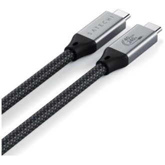 Кабель Satechi USB4 Pro Cable 240W Space Gray (1.2 m) (ST-YU4120M) - фото 2