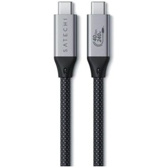 Кабель Satechi USB4 Pro Cable 240W Space Gray (1.2 m) (ST-YU4120M) - фото 3