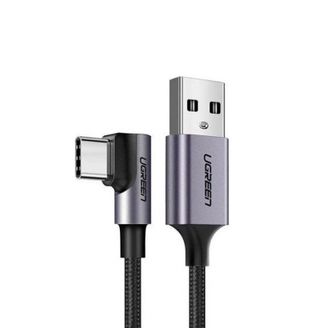Кабель UGREEN US284 Right Angle USB-A to USB-C Cable 1m (Space Gray) (UGR-50941) - фото 1 Кабель UGREEN US284 Right Angle USB-A to USB-C Cable 1m (Space Gray) (UGR-50941) - фото 1