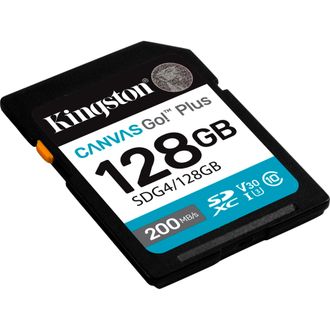 Карта пам'яті SDXC (UHS-1 U3) Kingston Canvas Go! Plus 128Gb class 10 A2 V30 (R200MB/s) (SDG4/128GB) - фото 2 Карта пам'яті SDXC (UHS-1 U3) Kingston Canvas Go! Plus 128Gb class 10 A2 V30 (R200MB/s) (SDG4/128GB) - фото 2