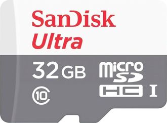 Карта пам'яті microSDHC (UHS-1) SanDisk Ultra 32Gb class 10 A1 (100Mb/s) (adapter SD) (SDSQUNR-032G-GN3MA) - фото 3 Карта пам'яті microSDHC (UHS-1) SanDisk Ultra 32Gb class 10 A1 (100Mb/s) (adapter SD) (SDSQUNR-032G-GN3MA) - фото 3
