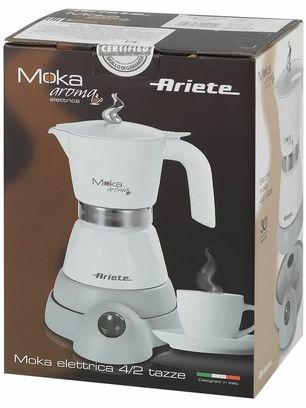 Кофеварка Ariete Moka Aroma Elettrica bianca 1358A WH (1358/10) - фото 5