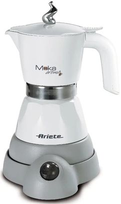 Кофеварка Ariete Moka Aroma Elettrica bianca 1358A WH (1358/10) - фото 1