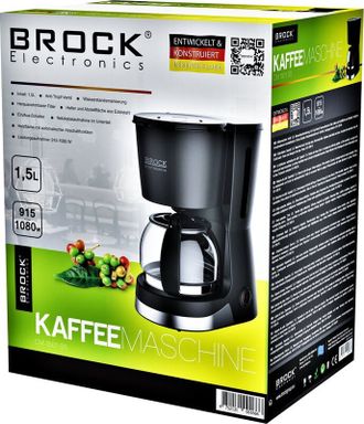 Кофеварка BROCK CM 1501 SS Europe - фото 2