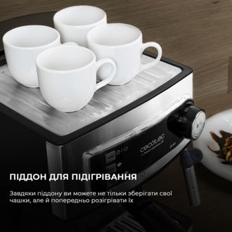 Кофеварка рожковая Cecotec Cumbia Power Espresso 20 CCTC-01503 - фото 3 Кофеварка рожковая Cecotec Cumbia Power Espresso 20 CCTC-01503 - фото 3