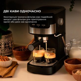 Кофеварка Cecotec Power Espresso 20 Pecan (CCTC-01724) Europe - фото 4