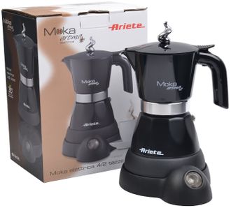 Кофеварка гейзерная Ariete Moka Aroma Elettrica Nera 1358A Black - фото 5 Кофеварка гейзерная Ariete Moka Aroma Elettrica Nera 1358A Black - фото 5