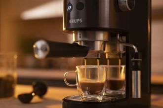 Кофеварка рожковая эспрессо Krups Virtuoso+ Pump XP444G10 - фото 14 Кофеварка рожковая эспрессо Krups Virtuoso+ Pump XP444G10 - фото 14