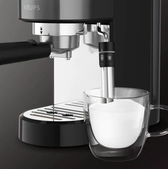 Кофеварка рожковая эспрессо Krups Virtuoso+ Pump XP444G10 - фото 7 Кофеварка рожковая эспрессо Krups Virtuoso+ Pump XP444G10 - фото 7