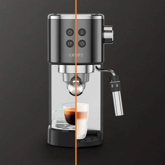 Кофеварка рожковая эспрессо Krups Virtuoso+ Pump XP444G10 - фото 9 Кофеварка рожковая эспрессо Krups Virtuoso+ Pump XP444G10 - фото 9