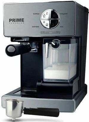 Кофеварка рожковая эспрессо Prime Technics Paco 206 Crema - фото 1 Кофеварка рожковая эспрессо Prime Technics Paco 206 Crema - фото 1
