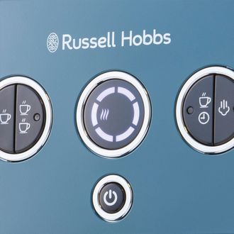 Кофеварка рожковая эспрессо Russell Hobbs Distinctions Blue 26451-56 Europe - фото 3 Кофеварка рожковая эспрессо Russell Hobbs Distinctions Blue 26451-56 Europe - фото 3