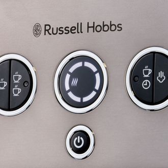 Кофеварка рожковая эспрессо Russell Hobbs Distinctions Metallic 26452-56 - фото 3 Кофеварка рожковая эспрессо Russell Hobbs Distinctions Metallic 26452-56 - фото 3