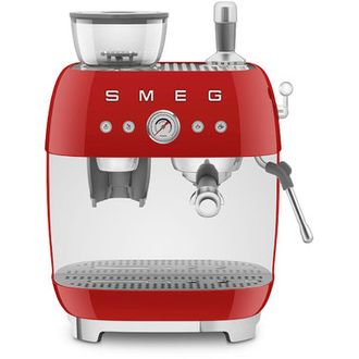 Кофеварка рожковая эспрессо Smeg EGF03RDEU - фото 1