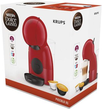 Кавоварка Krups Nescafe Dolce Gusto Piccolo XS Red KP1A0531 Europe - фото 5 Кавоварка Krups Nescafe Dolce Gusto Piccolo XS Red KP1A0531 Europe - фото 5