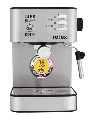 Кофеварка Rotex RCM750-S Life Espresso Europe - фото 1 Кофеварка Rotex RCM750-S Life Espresso Europe - фото 1