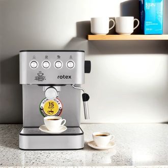 Кофеварка Rotex RCM850-S Power Espresso Europe - фото 4 Кофеварка Rotex RCM850-S Power Espresso Europe - фото 4