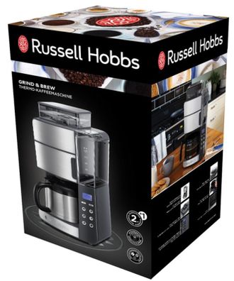 Кофеварка Russell Hobbs Grind & Brew 25620-56 Europe - фото 5 Кофеварка Russell Hobbs Grind & Brew 25620-56 Europe - фото 5