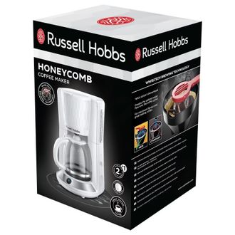 Кавоварка Russell Hobbs Honeycomb White 27010-56 Europe - фото 5 Кавоварка Russell Hobbs Honeycomb White 27010-56 Europe - фото 5