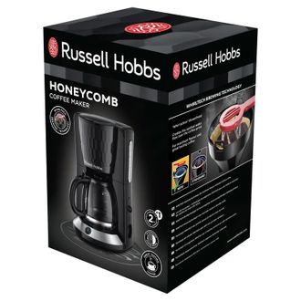 Кофеварка Russell Hobbs Honeycomb Black 27011-56 Europe - фото 5