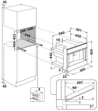 Встраиваемая кофемашина Whirlpool W11 CM145 Europe - фото 5