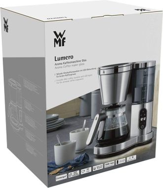 Кофеварка WMF Lumero Glass Coffee Machine CMMF (7211003423) Europe - фото 5 Кофеварка WMF Lumero Glass Coffee Machine CMMF (7211003423) Europe - фото 5