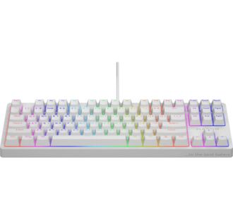 Клавіатура HATOR Rockfall 2 Optica TKL black (HTK-731) white - фото 2