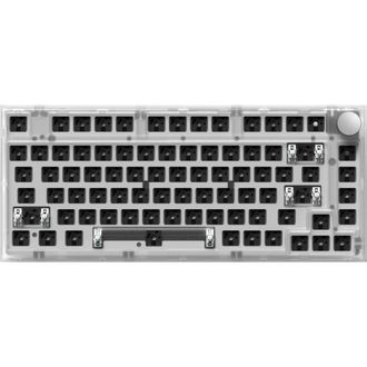 Клавіатура MK750 White Transparent DIY barebone wireless Tree-Mode - фото 1