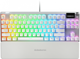 Клавіатура STEELSERIES APEX 7, TKL red switch, Ghost (64656) - фото 1 Клавіатура STEELSERIES APEX 7, TKL red switch, Ghost (64656) - фото 1
