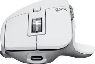 Мышь беспроводная Bluetooth Logitech MX Master 3S For Mac (910-006572) Pale Grey - фото 3 Мышь беспроводная Bluetooth Logitech MX Master 3S For Mac (910-006572) Pale Grey - фото 3