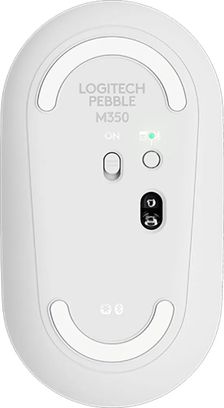 Мышь беспроводная Logitech Pebble M350 White (910-005716, 910-005541) - фото 3