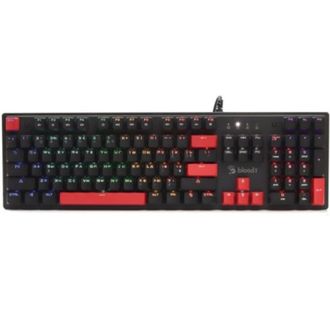 Клавиатура A4Tech Bloody S510R RGB BLMS Switch Red USB Black (Bloody S510R Fire Black) - фото 1 Клавиатура A4Tech Bloody S510R RGB BLMS Switch Red USB Black (Bloody S510R Fire Black) - фото 1