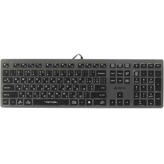 Клавіатура A4Tech FX60H USB Grey White backlit - фото 1 Клавіатура A4Tech FX60H USB Grey White backlit - фото 1