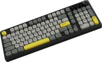 Клавіатура Ajazz AF98 PLUS Black Gray Yellow (AF98-PLUS-BGY) - фото 3