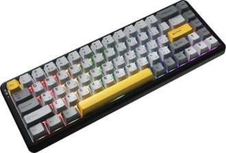 Клавіатура Ajazz AK680 MAX Magnetic switches Black Gray Yellow (AK680-M-BGY-AW) - фото 2 Клавіатура Ajazz AK680 MAX Magnetic switches Black Gray Yellow (AK680-M-BGY-AW) - фото 2