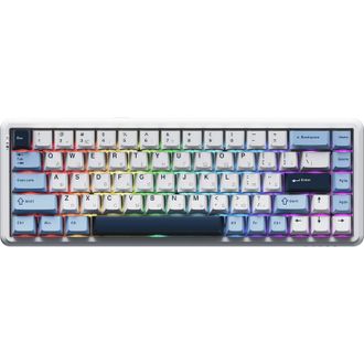 Клавіатура Ajazz AK680 MAX (8+8K) Magnetic Switch-Blue-White-Dark Blue Keycaps (AK680-M-BWD-A) - фото 1 Клавіатура Ajazz AK680 MAX (8+8K) Magnetic Switch-Blue-White-Dark Blue Keycaps (AK680-M-BWD-A) - фото 1