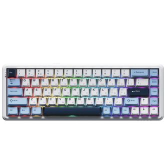 Клавіатура Ajazz AK680 MAX Magnetic switches Blue White Dark Blue (AK680-M-BWD-AW) - фото 1 Клавіатура Ajazz AK680 MAX Magnetic switches Blue White Dark Blue (AK680-M-BWD-AW) - фото 1