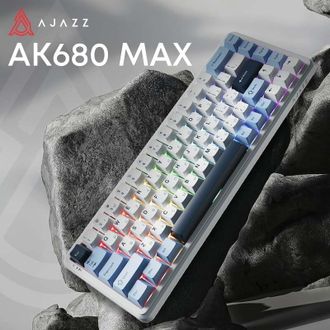 Клавіатура Ajazz AK680 MAX Magnetic switches Blue White Dark Blue (AK680-M-BWD-AW) - фото 3 Клавіатура Ajazz AK680 MAX Magnetic switches Blue White Dark Blue (AK680-M-BWD-AW) - фото 3