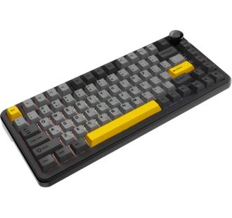Клавіатура Ajazz AK820 MAX Magnetic switches-Black-Gray-Yellow-RGB (AK820MAX-WM-BGY) - фото 2