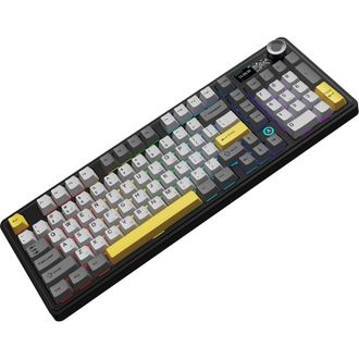 Клавіатура Ajazz AK980 Clear Sky Switch Black-Gray-Yellow (AK980-CS-BGY) - фото 2 Клавіатура Ajazz AK980 Clear Sky Switch Black-Gray-Yellow (AK980-CS-BGY) - фото 2