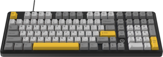Клавиатура Ajazz AK980 MAX Magnetic switches Black Gray Yellow (AK980-MAX-M-BGY) - фото 2 Клавиатура Ajazz AK980 MAX Magnetic switches Black Gray Yellow (AK980-MAX-M-BGY) - фото 2