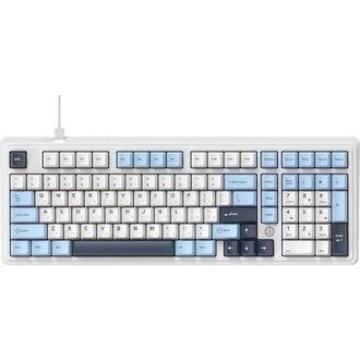 Клавиатура Ajazz AK980 MAX Magnetic switches Blue White Dark Blue (AK980-MAX-M-BWD) - фото 1
